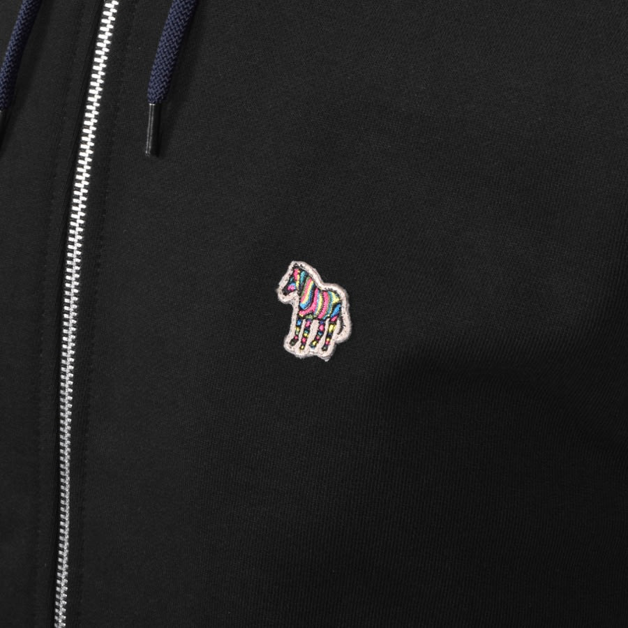 Alternative Image for ProductPS By Paul Smith Regular Full Zip Hoodie Black3